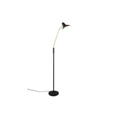 TRIO 463400180 TRAVELLER stojacia lampa V1450mm 1xE27 čierna, zlatá