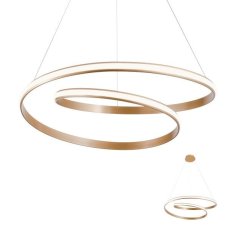 Redo 01-1796 TORSION SU LED 40W D750 interiérové závěsné svítidlo 3000K bronzová 3360lm