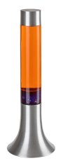 RABALUX 76026 Poppilol lávová lampa D55mm LED 25W/34lm 3000K strieborná, oranžová