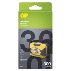 GP P8571 LED čelovka 300lm 3× AAA IPX6 žlto-šedá