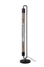LUCIDE 05733/02/30 CALIXT Stojaca lampa E27 2x25W čierna