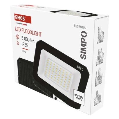 Emos ZS2243 exteriérový  LED reflektor  SIMPO 50W 5000lm 4000K IP65