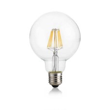 Ideal Lux 101323 LED žiarovka E27 Filament G95 8W/860lm 3000K priehľadná, globe