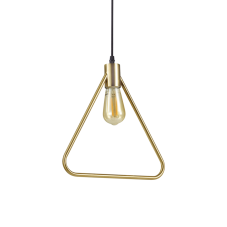 Závesné svietidlo Ideal lux 207834 ABC SP1 TRIANGLE 1xE27 70W mosadz
