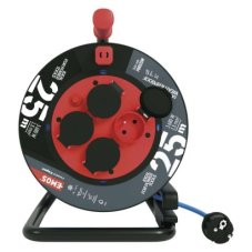 EMOS P08525W Predlžovací kábel na bubne 25m IP44 modrá