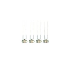 AZZARDO AZ0494 DECOline RUBIC 4A stropné závesné svietidlo 4xG9 40W IP20 číre sklo/chróm
