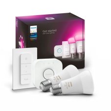 Philips Hue White and color ambiance 8719514291379 Starter Kit E27 9W/1100lm 2000-6500K+RGB bluetooth 2-set + bridge + switch