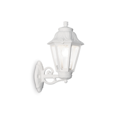 Exteriérové nástenné svietidlo Ideal lux 120423 ANNA AP1 BIG BIANCO 1xE27 60W IP44