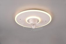 TRIO Reality R64133131 NYBRO stropné svietidlo s ventilátorom SMD LED D500mm 30W/3500lm 2700-6500K biela matná, stmievateľné, diaľkový ovládač