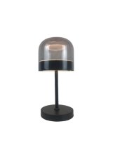 RABALUX 74037 Xelira dotyková stolná lampička D160mm LED 13W/680lm 3000+4000+6000K čierna, dymová