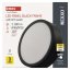 Emos ZM5333 LED NEXXO stropní/nástěnné přisazené klasické svítidlo kruh průměr 170 × 42 mm 12,5W 1100lm 3000/3500/4000K černá