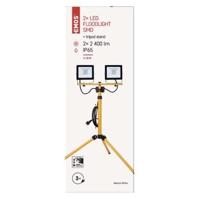 Emos ZS2231.2 exteriérový  LED reflektor  HOBBY SLIM 2× 30W 2×2400lm 4000K IP65