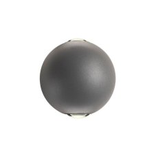 REDO 90498 MILESTONE venkovní nástěnné svítidlo SMD LED 6W 668/528lm 3000K IP54 antracit, efektní