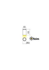 REDO 90082 RAM exteriérové stropní svítidlo CREE COB LED 3W 360/280lm 3000K IP65 antracit