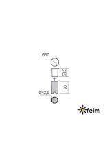 REDO 90042 XPI exteriérové zapustené bodové svietidlo SMD LED 2,3W 240/40lm 3000K IP54 biela