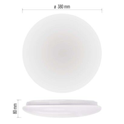 Emos ZM1122 LED FIONI stropní/nástěnné přisazené klasické svítidlo kruh průměr 390 × 80 mm 24W 2400lm 4000K bílá