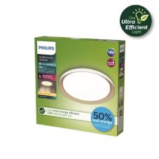 Philips UltraEfficient 8720169301054 Pebblo stropné svietidlo D320mm LED 10W/1850lm 2700K biela, béžová, SceneSwitch