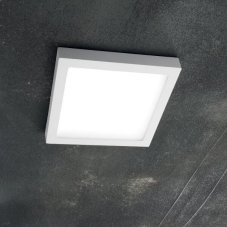 Nástěnné svítidlo Ideal lux 138657 UNIVERSAL SQUARE BIANCO 1xLED 24W / 1400lm 3000K bílá