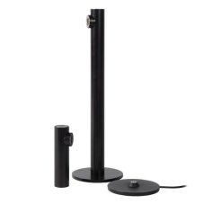 LUCIDE 27503/02/30 ANTRIM stolná lampička V358mm LED 2,2W/140lm 2700K IP54 čierna, bezdrôtová nabíjacia podložka