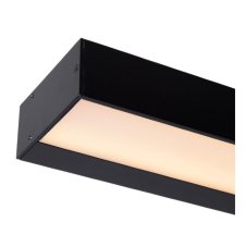LUCIDE 04210/13/30 ALEXA nástenné svietidlo nad zrkadlo š900mm LED 13W/1400lm 3000K IP44 čierna, opálová