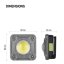EMOS P4543 nabíjecí pracovní reflektor LED COB 1200lm zeleno-černá