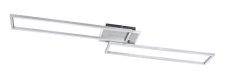 RABALUX SMART LIGHT 71015 Benedick stropné svietidlo LED 40W/3050lm 2700-6500K strieborná, kartáčovaný hliník, biela, diaľkový ovládač