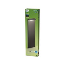 Philips 8720169257436 UltraEfficient Bustan vonkajšie stojanové svietidlo/stĺpik LED V770mm 3,8W/800lm 2700K IP44 antracit