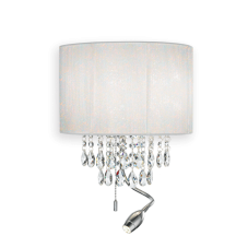 Nástěnné svítidlo Ideal lux 068268 OPERA AP3 BIANCO 3xE14 / LED 1W / 45lm 3000K