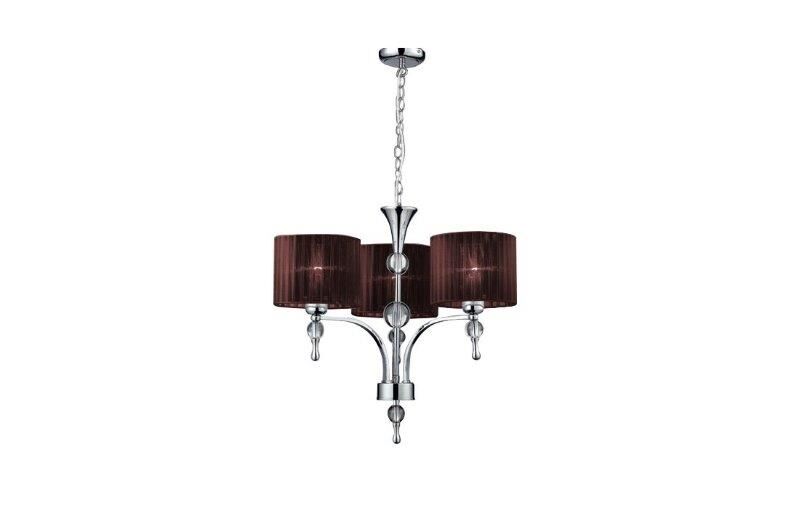 AZzardo AZ2900 DECOline IMPRESS 3 BROWN stropní závěsné svítidlo 3xE27 50W IP20 hnědá