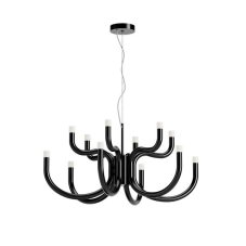 REDO 01-3230 LUXOR závěsné svítidlo D750mm LED 54W/4605lm 3000K černá, TRIAC