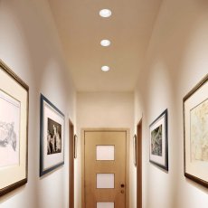 LED2 2150231 SPOT B, zápustné bodové svietidlo 82mm 9W/550lm 3000K IP44 biela