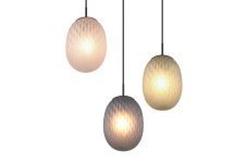 TRIO 364230317 FACETTE závesné svietidlo D430mm 3xE27 čierna matná, viacfarebná