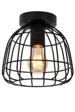 LUCIDE 00129/01/30 FILOX stropné svietidlo D200mm 1xE27 čierna