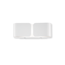 Nástenné svietidlo Ideal lux 049236 CLIP AP2 MINI BIANCO 2xG9 40W