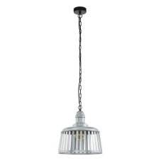 Eglo Vintage 33025 WRAXALL 1 Závěsné svítidlo E27 1X60W černá, stříbrná