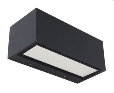 LUTEC 5189112118 GEMINI nástenné LED svietidlo 21W 3000K IP54 tmavá šedá