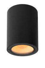 LUCIDE 27107/01/30 VOLANTIS vonkajšie stropné svietidlo 1xE27 D108mm IP54 čierna, mosadz