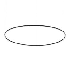 Ideal Lux 285061 ORACLE SLIM závesné svietidlo LED D1500mm 89W/4650lm 3000K čierna