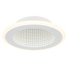 GLOBO 48919-12R LAMELA stropné svietidlo D225mm LED 12W/750lm 4000K biela, zrkadlový 3D efekt