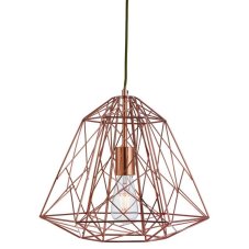 Searchlight 7271CU GEOMETRIC CAGE závesné svietidlo 1xE27