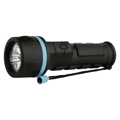 EMOS P3862 ruční svítidlo LED D68mm 20lm, 2xD, IP43, černá, poutko,