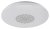 RABALUX SMART LIGHT TUYA 5364 Ophelia stropné svietidlo LED D395mm 24W/2000lm 3000-6500K RGB chrómová, biela, stmievateľné, diaľkový ovládač, starlight efekt