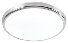 RABALUX 3464 Balthasar stropní svítidlo LED D300mm 18W/1600lm 3000-6500K RGB IP44 chromová, bílá, stmívatelné, dálkový ovladač