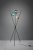 TRIO 403400317 Lance Stojanová lampa 600mm E14 3X28W Černá matná, vícebarevný