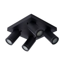 LUCIDE 09930/20/30 TAYLOR Stropné bodové svietidlo GU10 4x5W čierna
