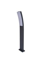 LUTEC CONNECTED 7288906118 KIRA záhradný stĺpik LED svietidlo 19W 1200lm 2700-6500K IP54 tmavo šedá