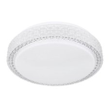 GLOBO 41749-12 OVI stropné svietidlo LED D260mm 12W/980lm 3000-4500-6500K biela, opál, starlight efekt