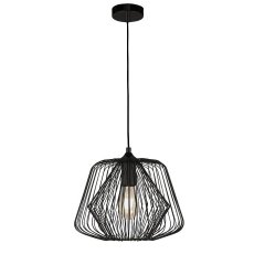 Searchlight 0211BK Bell Cage závěsné svítidlo E27 1 x 60W