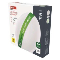 Emos ZM3406 LED TIVI stropní/nástěnné přisazené klasické svítidlo kruh průměr 320 × 70 mm 8,6W 1440lm 4000K bílá