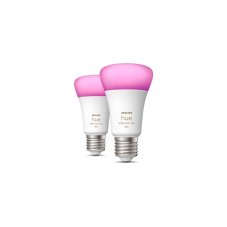 Philips Hue White and color ambiance 8719514328365 LED žiarovka E27 6,5W/800lm 2000-6500K+RGB bluetooth 2-set